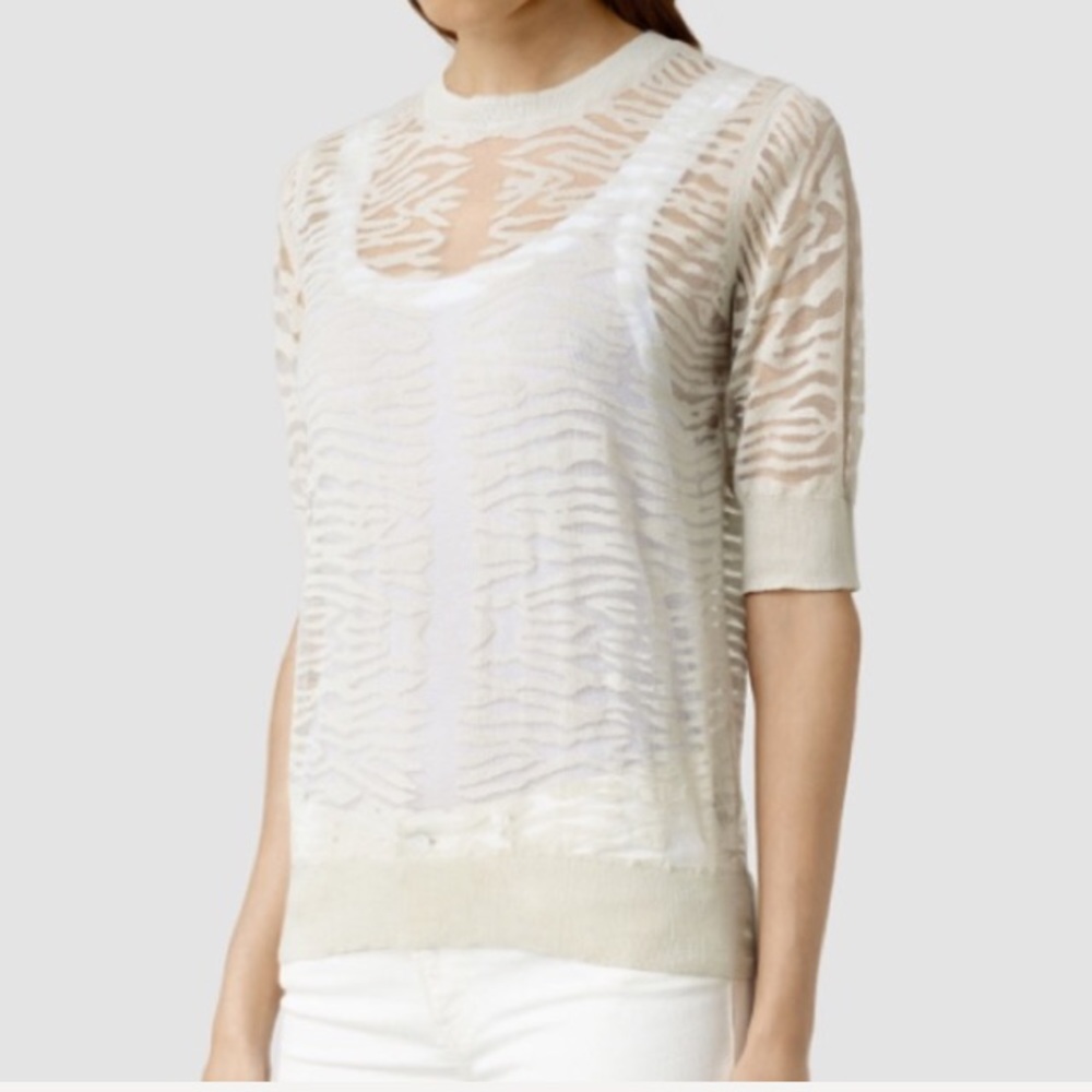 🛍 AllSaints Shor Jumper in Glacier, US 4,